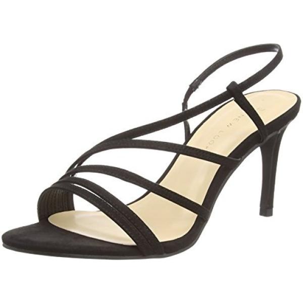 Scarpe col tacco open toe pianta larga nero New Look nero