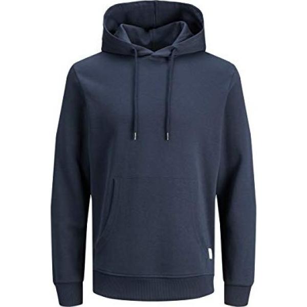 felpe con cappuccio Jack & Jones blu tinta unita