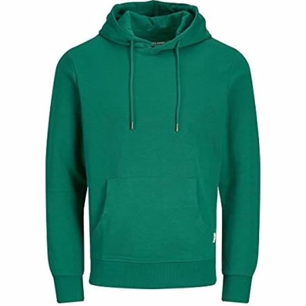 felpe con cappuccio Jack & Jones verde tinta unita