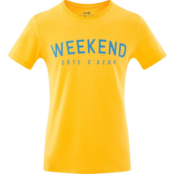 t-shirt Oodji Ultra giallo con stampe