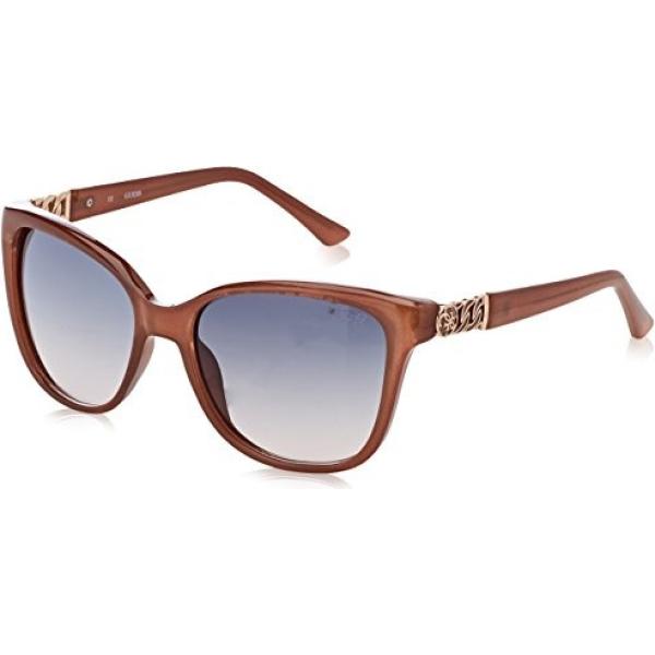Occhiali da sole farfalla marrone Guess marrone