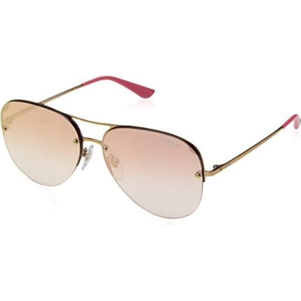 Occhiali da sole oro e rosa Vogue giallo