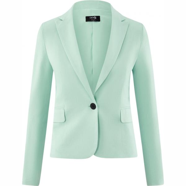 Blazer aderente verde Oodji Ultra verde
