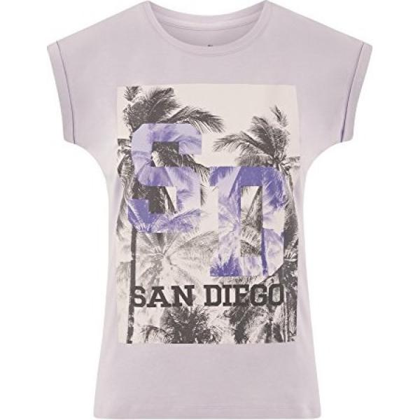t-shirt Oodji Ultra viola con stampe