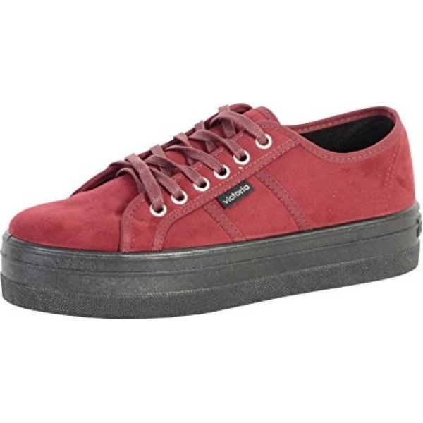 Sneakers con lacci rosso Victoria rosso