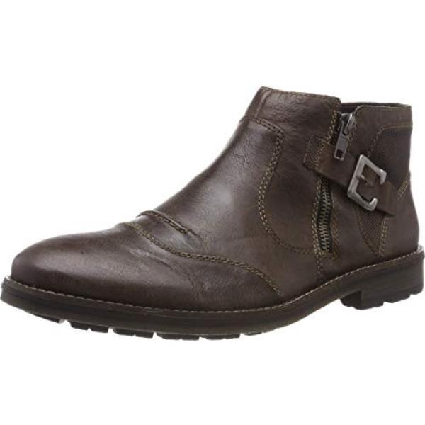 Stivali con zip marrone Rieker marrone