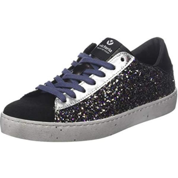 Sneakers glitter nero Victoria nero