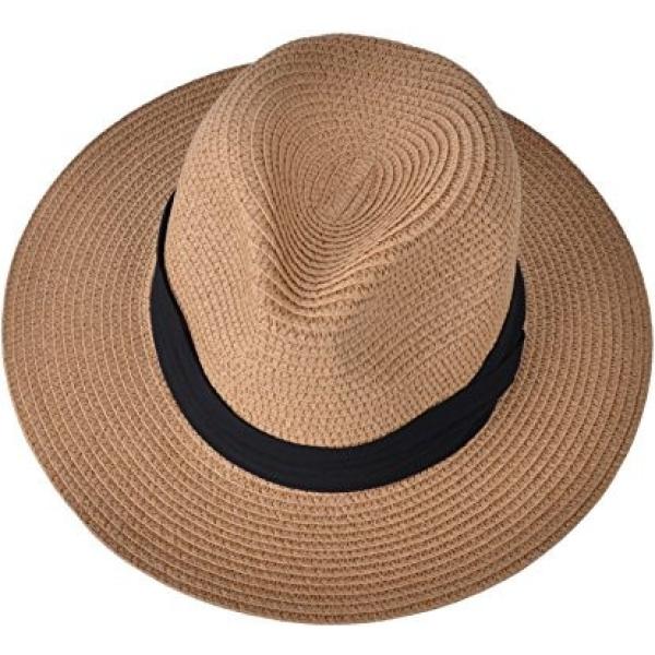 Cappello collo aperto con fasce in paglia Eevass verde