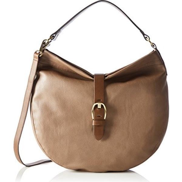 Borsa a tracolla marrone e grigio Esprit marrone