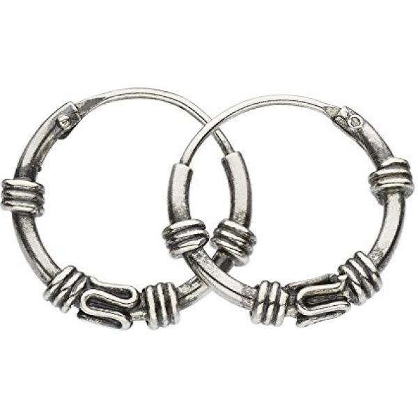 Orecchini argento Dew grigio