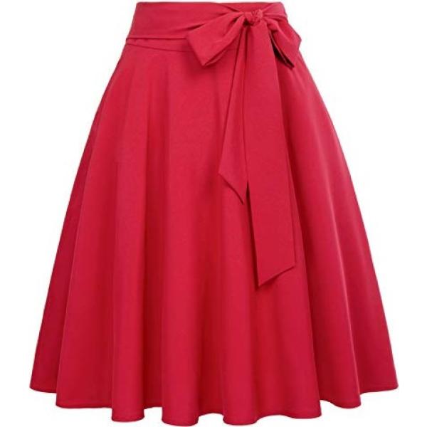 gonne longuette Belle Poque rosso