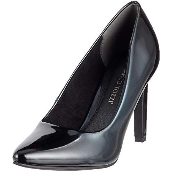 Scarpe con tacco navy Marco Tozzi blu