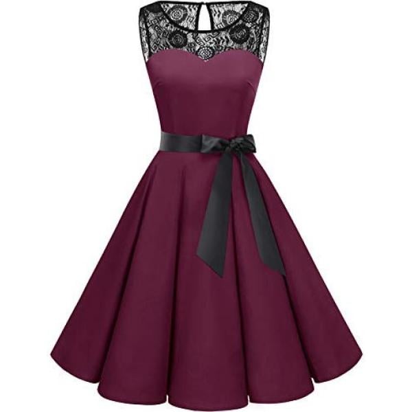 vestiti senza maniche Bbonlinedress rosso