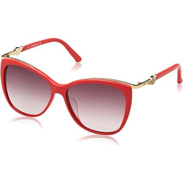 occhiali da sole Swarovski rosso
