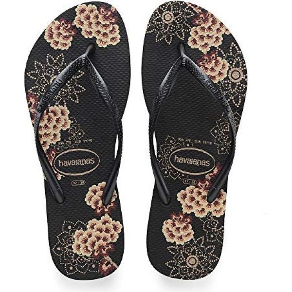 Infradito effetto metallizzato multicolore e grigio Havaianas multicolore