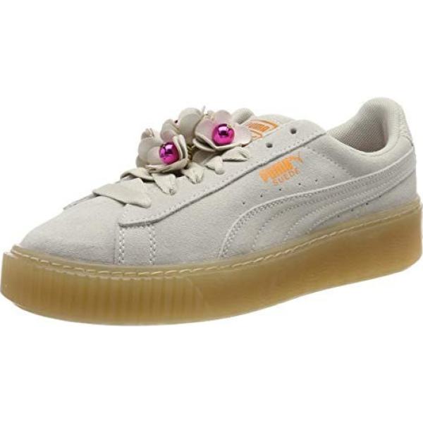 Scarpe da ginnastica grigio e argento e viola Puma grigio