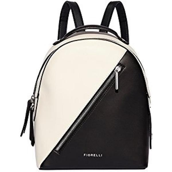 Zaino con zip avorio Fiorelli bianco