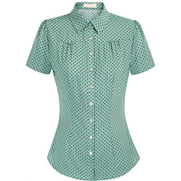 bluse Belle Poque verde