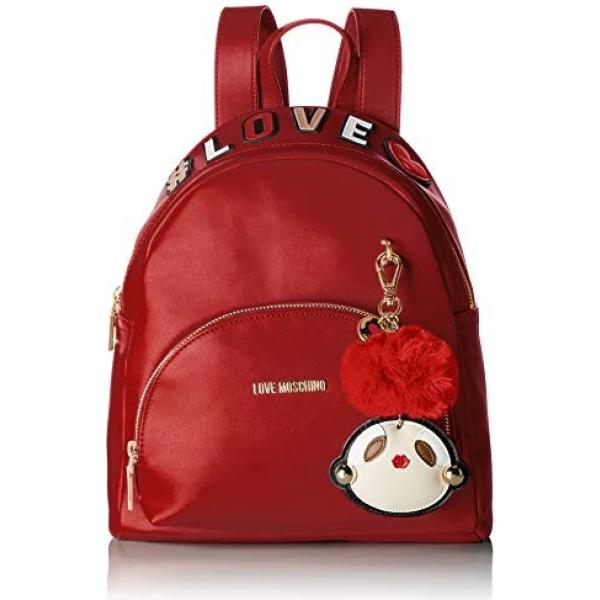 Borsa zainetto rosso Love Moschino rosso