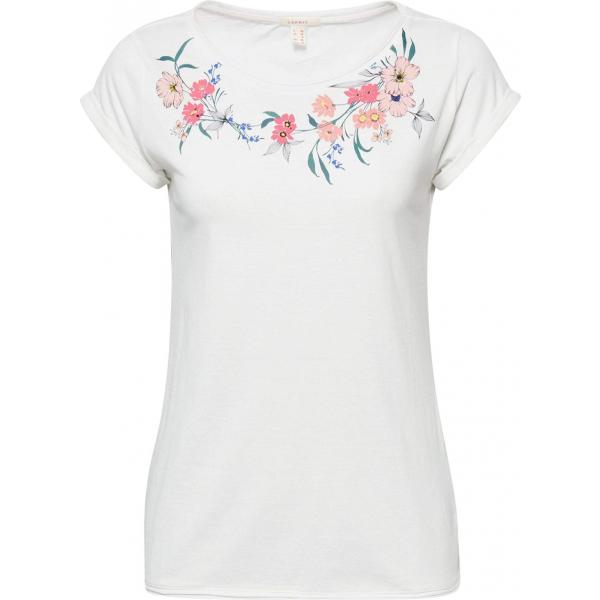 T-shirt bianco Esprit bianco