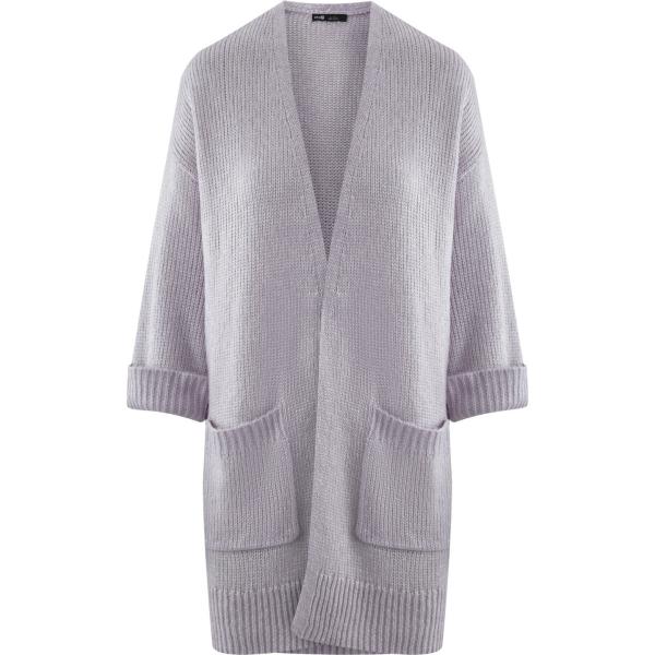 Cardigan con tasche grigio Oodji Ultra grigio