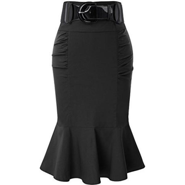 gonne longuette Belle Poque nero