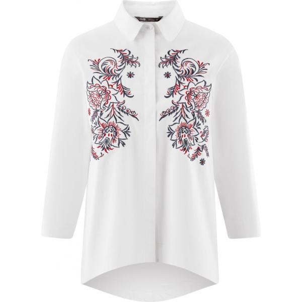 camicie Oodji Ultra bianco a fiori