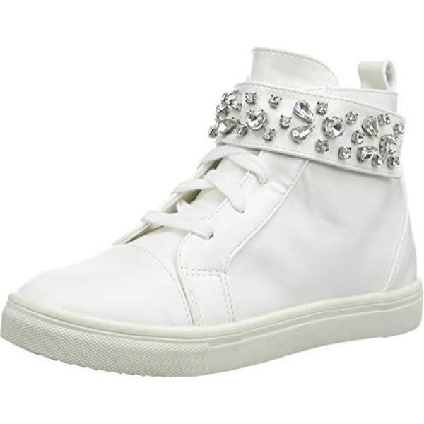 Top con fasce Lost Ink bianco