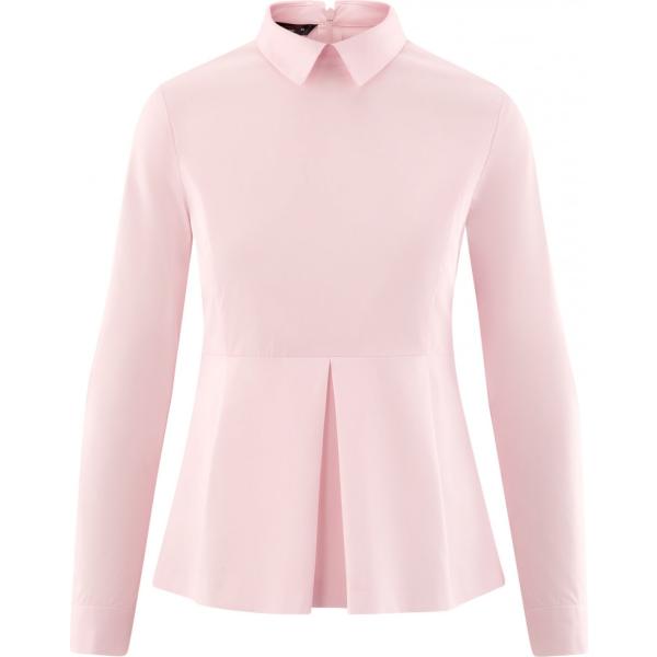 Camicetta vita alta aderente rosa Oodji Ultra rosa