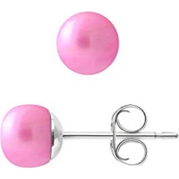 Orecchini con perle farfallina rosa Pearls & Colors viola