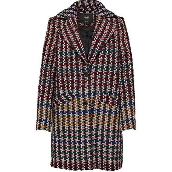 Cappotto a quadri Only multicolore a quadri