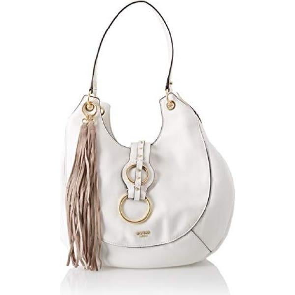 Shopping bag a scatto bianco Guess bianco