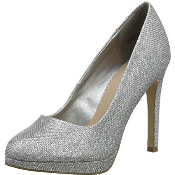 Scarpe col tacco argento New Look grigio