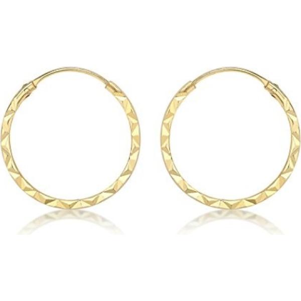 Orecchini in oro giallo 9ct Carissima Gold giallo