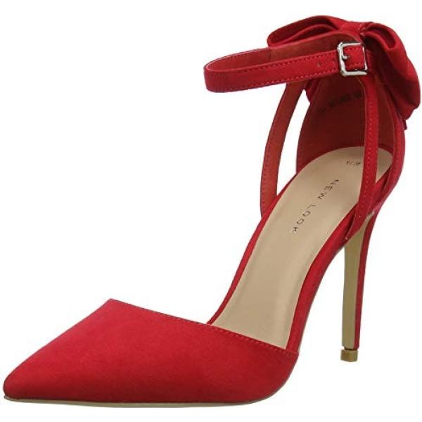 Scarpe col tacco rosso New Look rosso