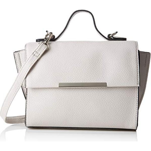 Borsa a tracolla in denim bianco Tom Tailor bianco