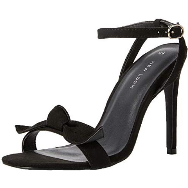 Scarpe col tacco open toe nero New Look nero