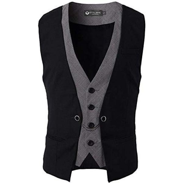 Gilet a panciotto con scollo Sttlzmc nero