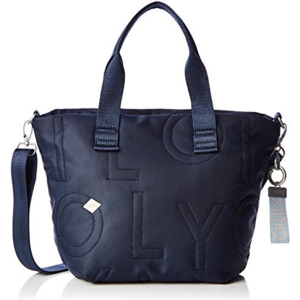 Borsa cartella blu e blu scuro Oilily blu