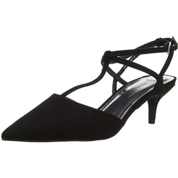 Scarpe con cinturino pianta larga nero New Look nero
