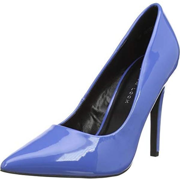 Scarpe col tacco pianta larga blu New Look blu