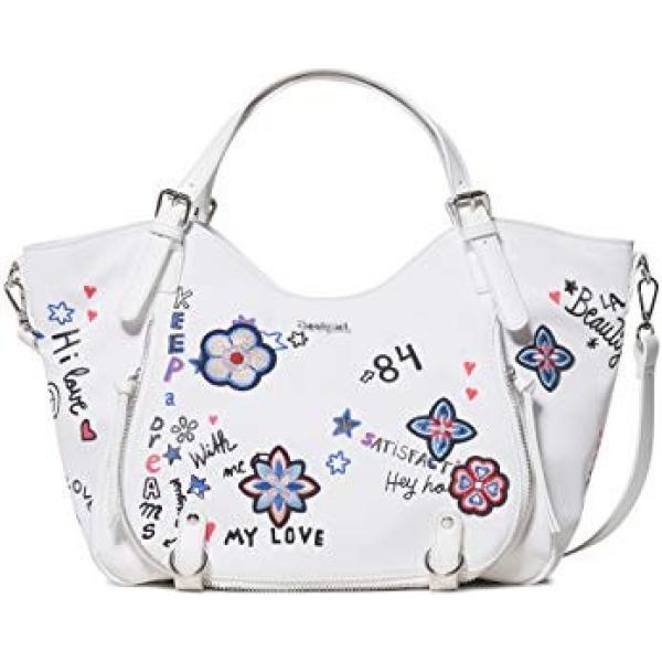 Borsa a spalla bianco Desigual bianco