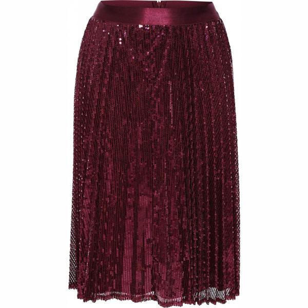 Gonna rosso e bordeaux ESPRIT Collection rosso