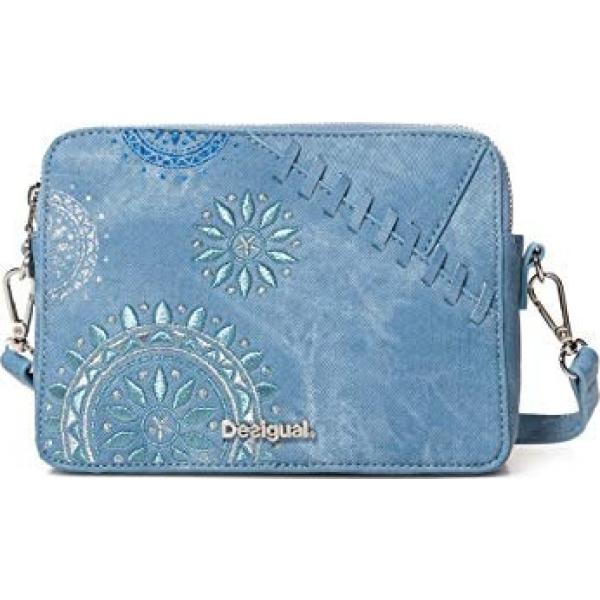 Borsa a tracolla blu Desigual blu