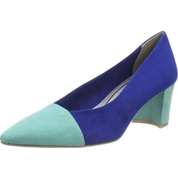 Scarpe con tacco blu Marco Tozzi blu