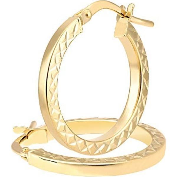 Orecchini in oro giallo argento Citerna giallo