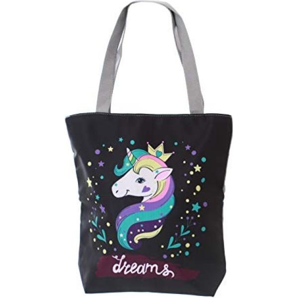 Shopping bag multicolore e nero Kawaii-Story multicolore