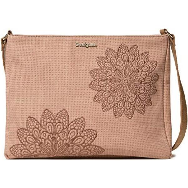 Borsa a tracolla rosa Desigual rosa