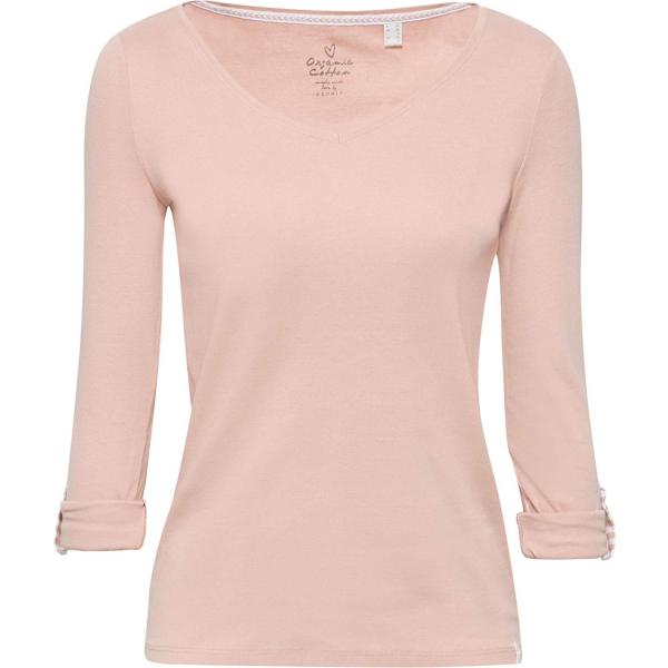 Maglia a maniche lunghe rosa Esprit rosa