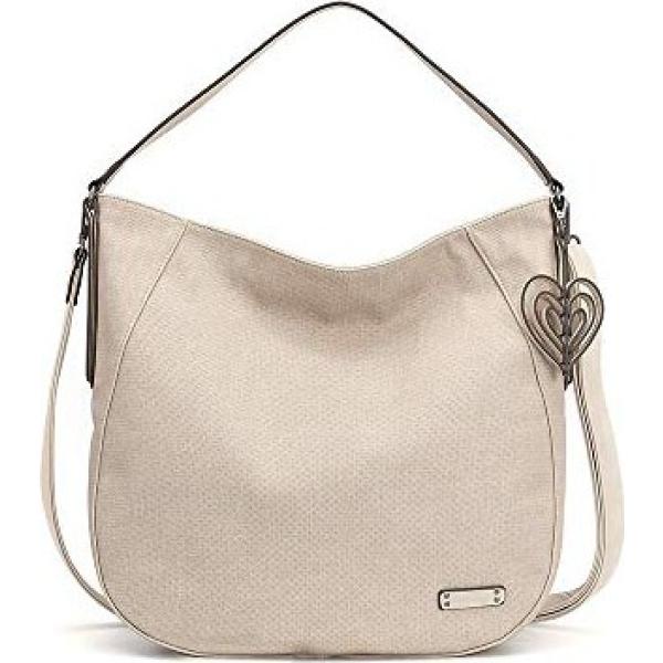 Borsa a spalla beige Tamaris
